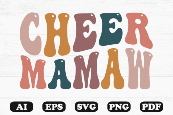 Cheer Mamaw Retro Wavy Svg T-shirt Review