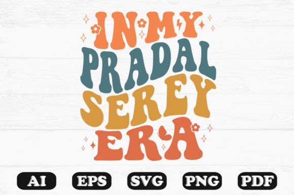 In My Prada Serey Era Retro Wavy Graphics for Crafts